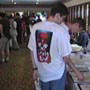 ( Artists alley had a bustling crowd all weekend. )