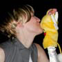 Evil Sakura gifts Kero-Puppet-chan the kiss of death.