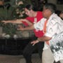 Dan and Khourey dance their goodbyes to the con.