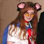 ( Alright, who's the geek with the pink glasses? )