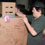 ( People draw sweet nothings in the Box's ears.. )
