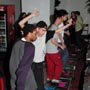 ( Its a line dance!  NO!  ITS A DDR TOURNAMENT! )