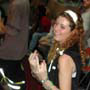 Maryssa shows clearly what she thinks of the photographer's skills..