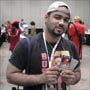 ( Akito-Kun shows off his press badge. )