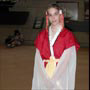 ( Working filmy materials into a costume is always a challenge, great when successfully done. )