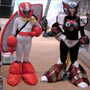 ( These two would be the terror of any dance floor. )